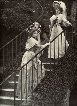 Vivelareine:two Women Dressed For A Special Event Held At Marie Antoinette’s Hamlet,