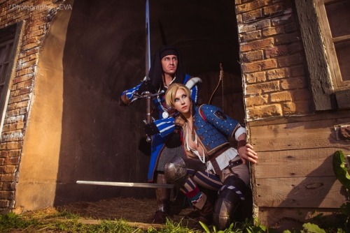 Blue stripes | The Witcher 2/3 Fandom: The Witcher 2/3Characer: Ves, RochePh: EvaCosplayer: Frau_Hak