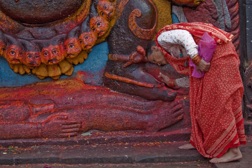 Kala Bhairava devotee , Nepal