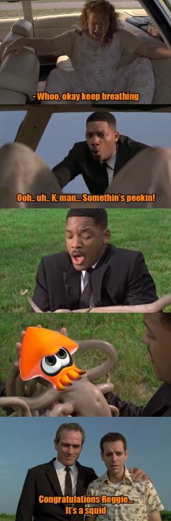 isquirtmilkfrommyeye:  When you’re expecting a kid but get a squid..