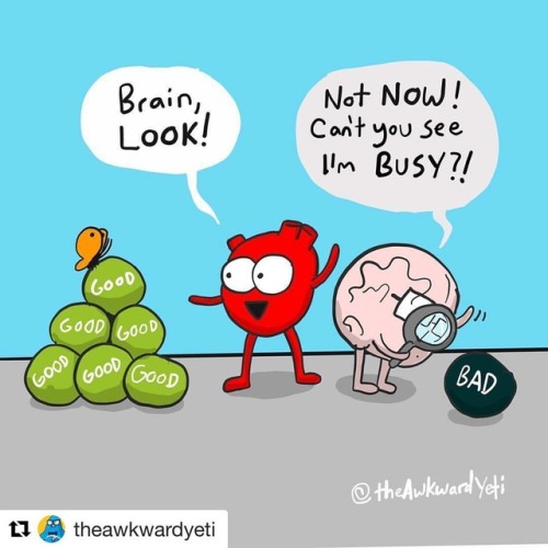Thank you @theawkwardyeti for always perfectly capturing what&rsquo;s going on inside.