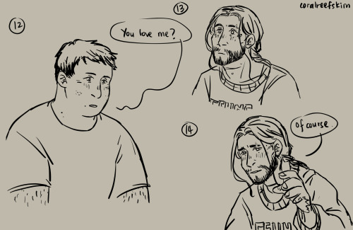 JON AND MARTIN HC: JON ACCIDENTALLY CONFESSED HIS LOVE FOR THE FIRST TIME DURING A PETTY AND SILLY ARGUMENT