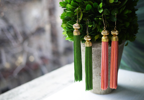 doityourselfproject: DIY Tassel Earrings from www.honestlywtf.com