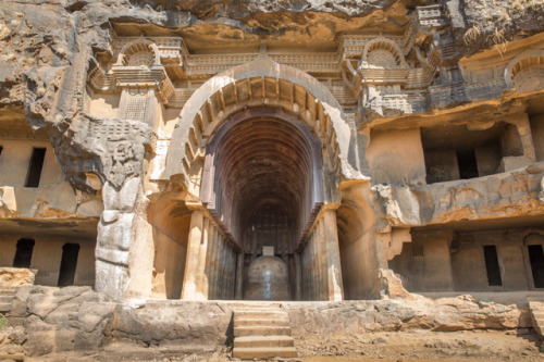 a-modern-major-general:Chaitya Hall in Bhaja Cave No.12 (India)
