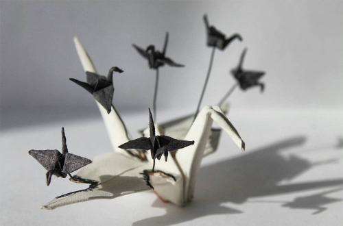 culturenlifestyle: 365 Wonderful Paper Crane Creations From The Diary Of An Origami Enthusiast Crist