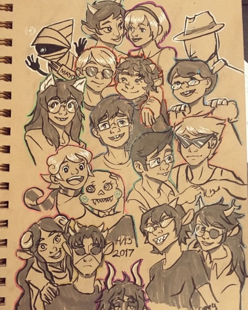 coneyart:✨HAPPY HOMESTUCK DAY✨This comic actually changed my life. It brought me the most amazing fr