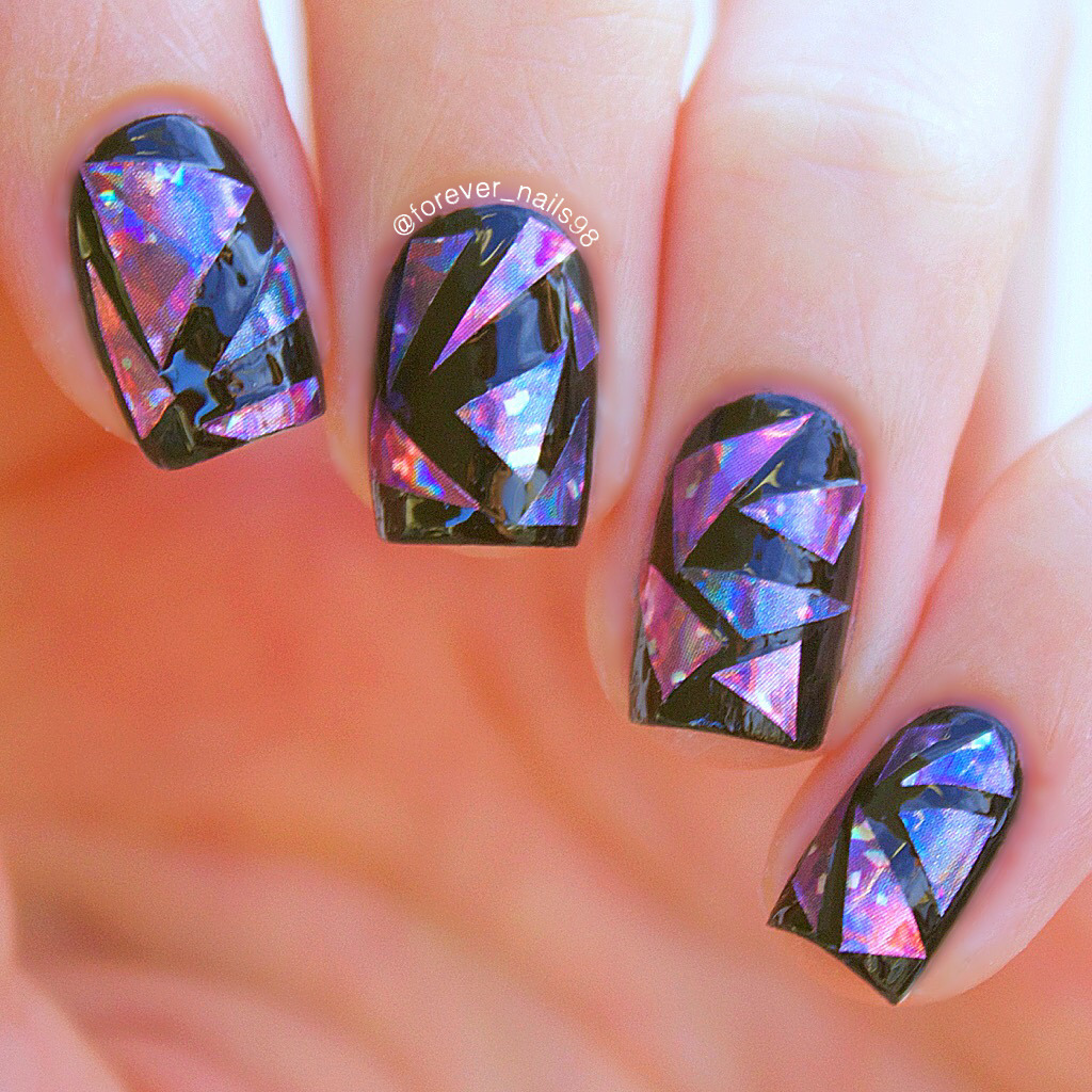 Buy Shattered Glass Nails, Nail Designs, Nail Art, Nails, Stiletto Nails,  False Nails, Acrylic Nails, Pointy Nails, Fake Nails, Press on Nails Online  in India - Etsy