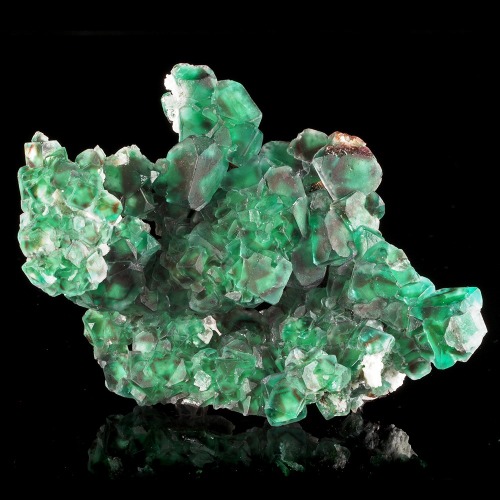 Green Fluorite with black zones from Namibia &quot;Alien Fluorite&quot;