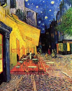 borjen:  Vincent van Gogh, Cafe Terrace at Night (1888)