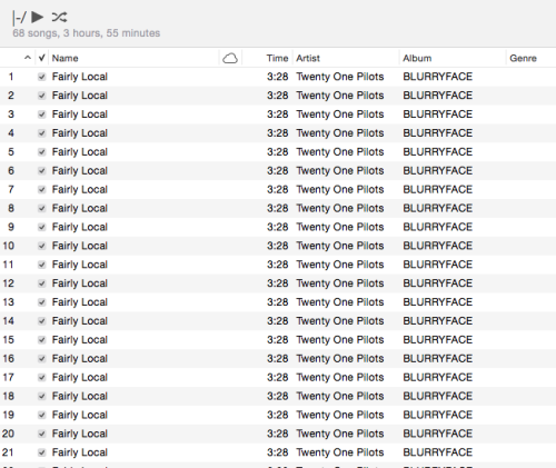 dunplease:  wanna come over and listen to this sick playlist i made? 