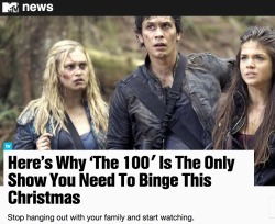 Aaronginsburg:  Mtv’s Shaunna Murphy Is Now An Official Addict Of The 100.  Welcome