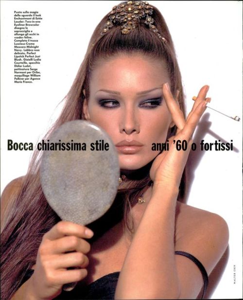 Carla Bruni for Vogue Italia