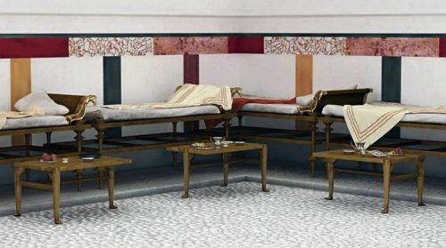 haru-mejiro:Rooms where symposia were heldvia Ancient Greek Civilization - Αρχ&al