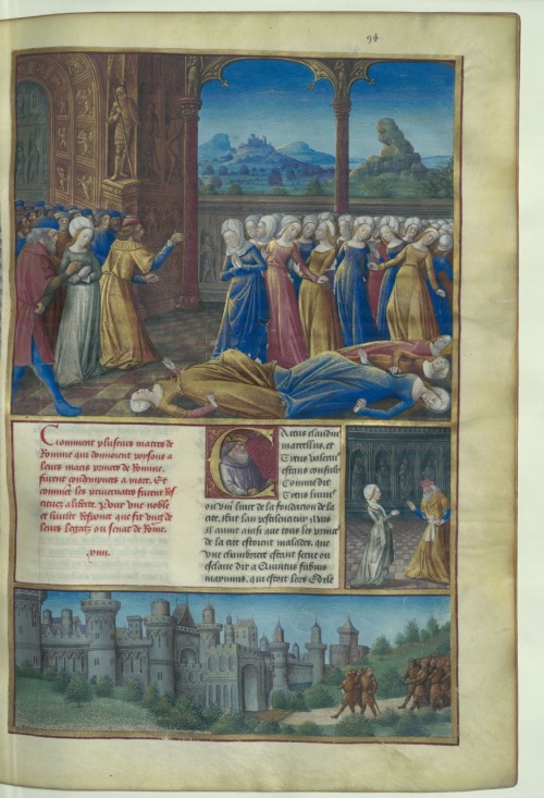 Romuleon by Robert della Porta.Traduction : Sebastien Mamerot, de Soyssons.Source : bnf.