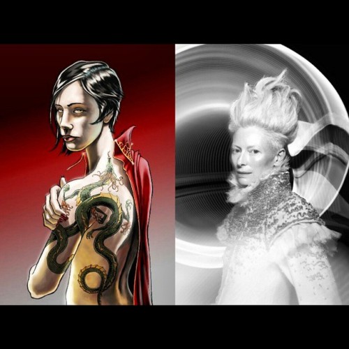 Fancasting For Neil Gaiman's "Sandman": TILDA SWINTON As DESIRE "Desire Is Beautiful, Slim, And Truly