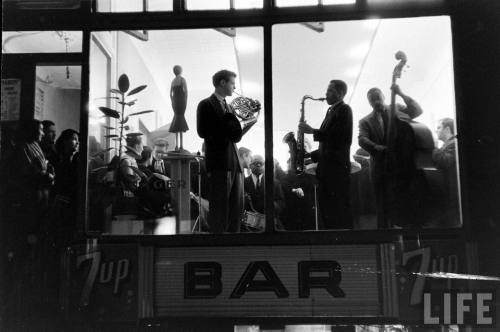 Who let in the guy with the French horn?(James Burke. 1956?)