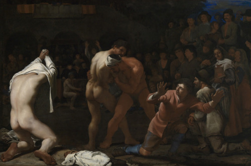 “Wrestling Match” by Dutch painter Michael Sweerts, 1649