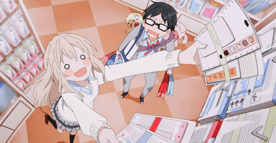 Studying the anime way!!