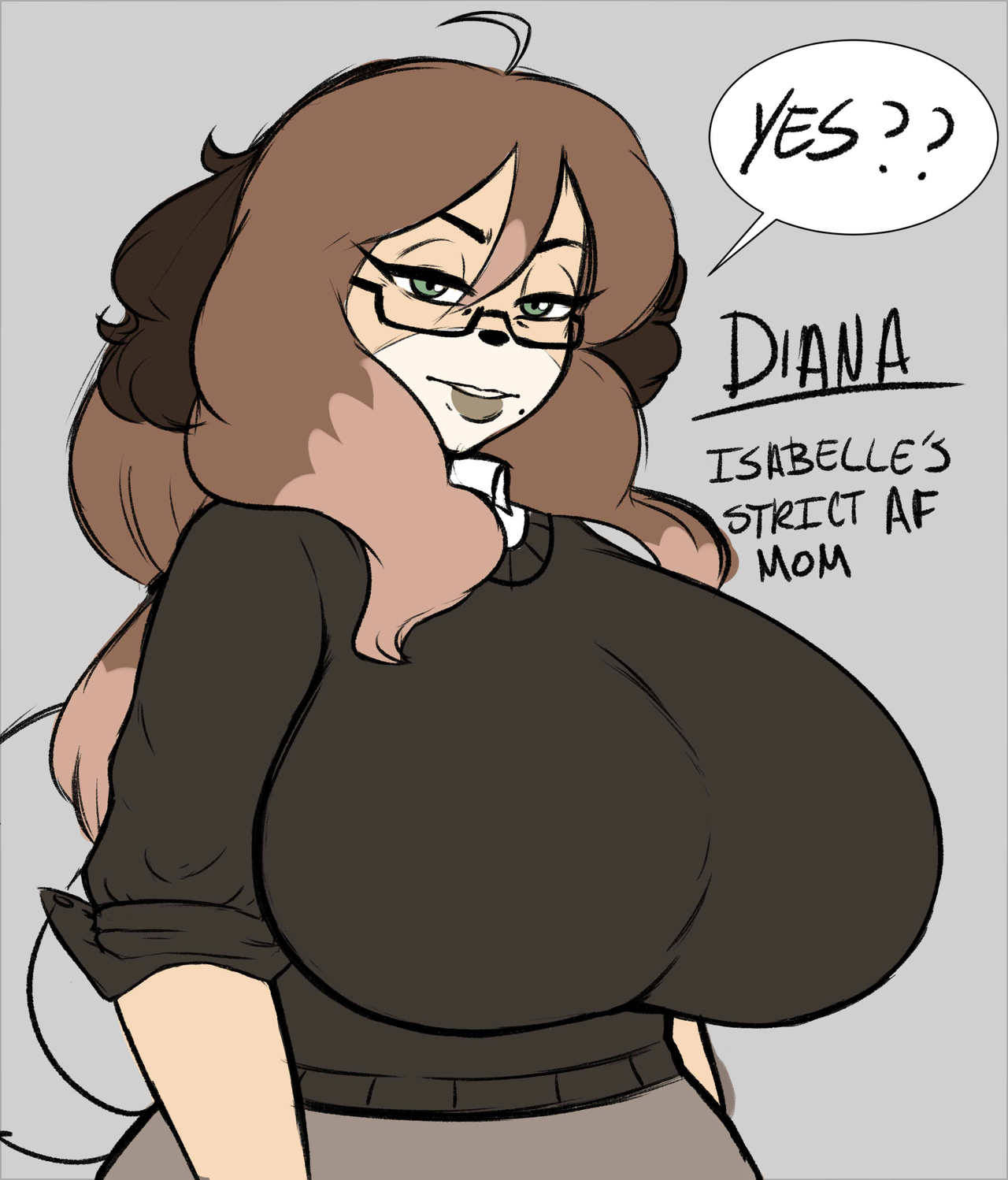 noodlelusart:Diana (Isabelle’s mom) art dump of what I’ve made so far Glad I’ve