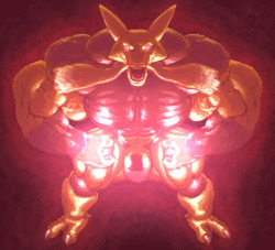 ripped-saurian:  alakazam used psychic(remake of older work!)