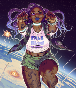 Ftlyallanthology: A Sneak Peek At Ftl, Y’all’s Front Cover, By The Incredible