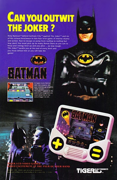 batman tiger electronics