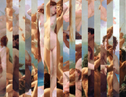artistnotdrawler:  rubenista:  The Birth of Venus by William-Adolphe Bouguereau &amp; Fritz Zuber-Bühler (1486, 1887)  *(1879, 1887) (Sandro Botticelli’s work is from 1486) 