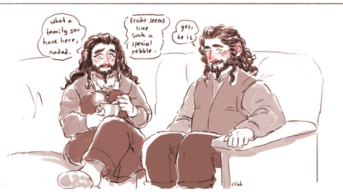 rutobuka2:the tale of Lady Dís meeting Frodo :)) (click on each panel to zoom in)a shoutout to @yubi