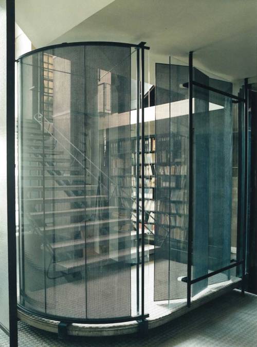 archatlas:      Maison de Verre  Pierre Chareau      Maison de Verre, translating as ‘House of Glass’ saw a pivotal shift in how architecture responded to its time. Built in 1932, it was the collective brainchild of French Interior Architect Pierre