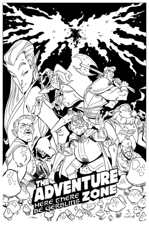 @unassumingpumpkin and I felt obliged to make a cover mock-up for The Adventure Zone’s great first s