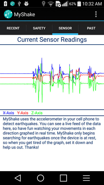 Smartphone Seismometer If you’re currently carrying around (or reading this on) a smartphone, 