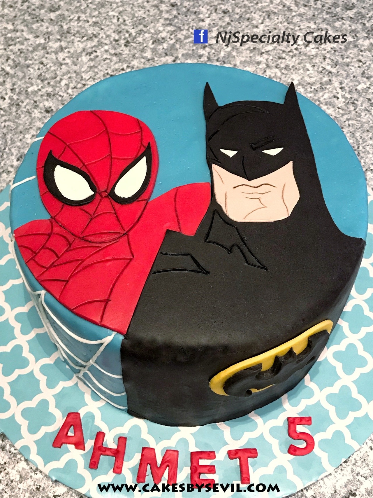 Spiderman Batman theme cake with... - Neha Cake Express | Facebook