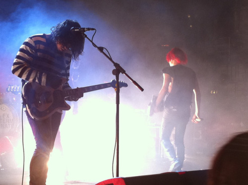 killjoyhistory:My Chemical RomanceMy Chemical Romance performs at the HMV Apollo in London, England 