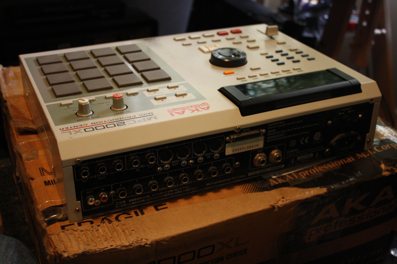 jordanssynths:  Akai MPC2000XL, Sampler/Sequencer.(An original photo taken by Jordan