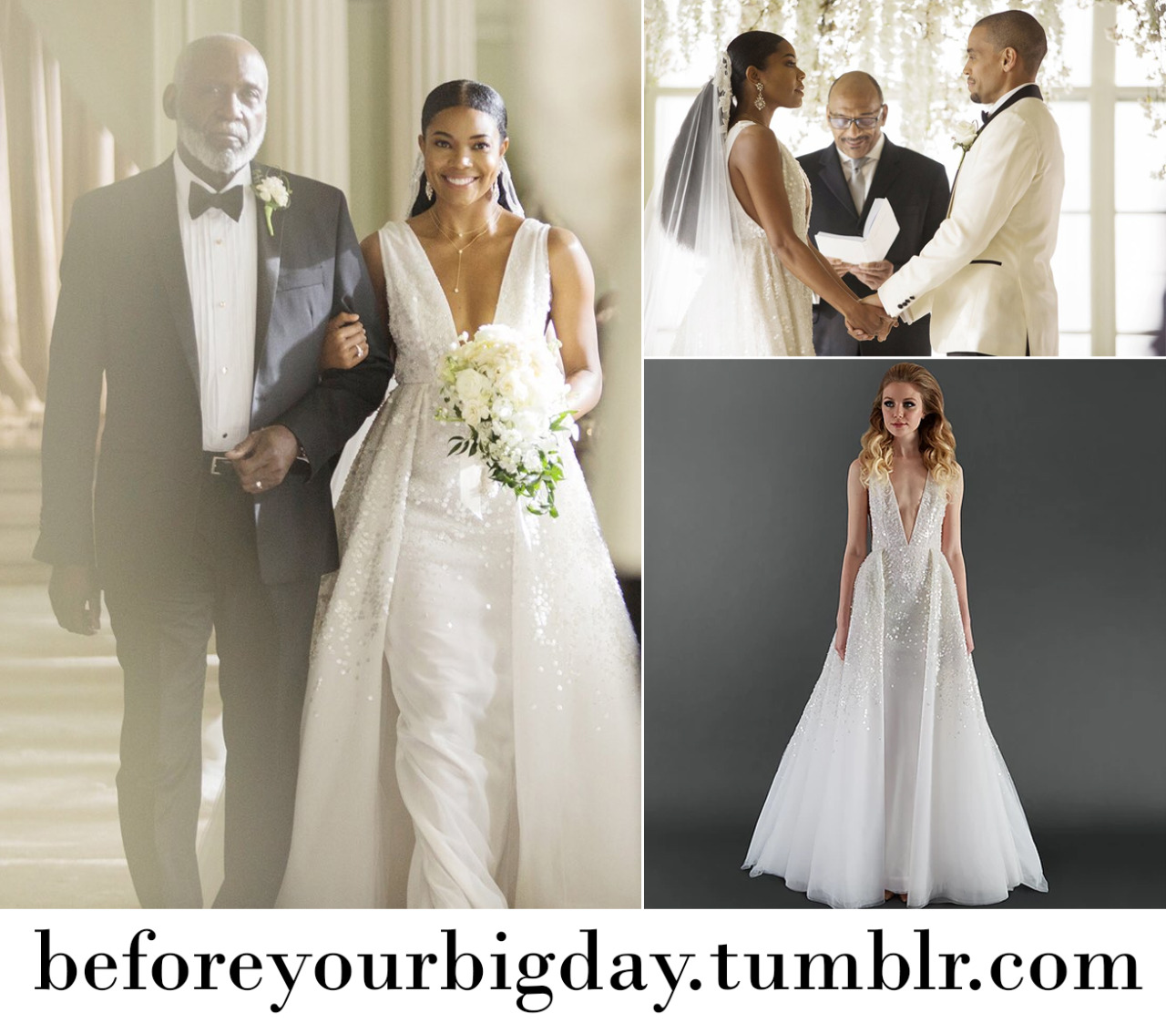 Before Your Big Day — Mary Jane Gabrielle Union's wedding gown ...