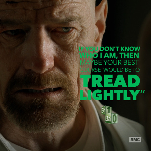 Might be good advice. #BrBa10 anniversary marathon continues on AMC.