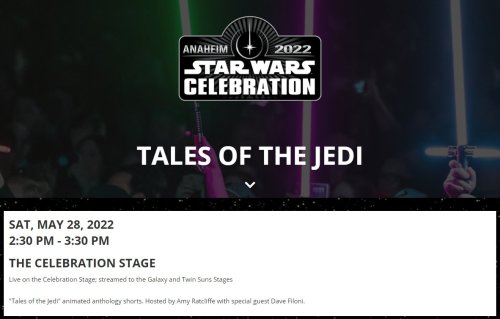 Tales of the Jedi! ANIMATED ANTHOLOGY SERIES!