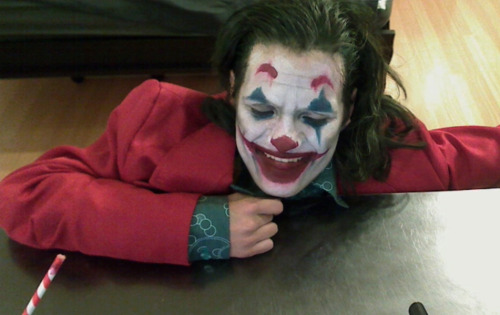 My Joker was really very drunk on Halloween. And afterwards, I found it so funny… I’m n