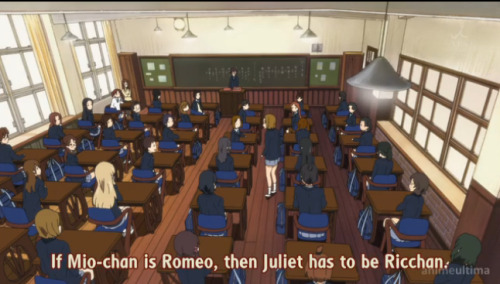 Si Miuncula Romeus est, Iulietta debet esse Ritsuola.cartoon-lesbians:deathbyyuri:their whole class 