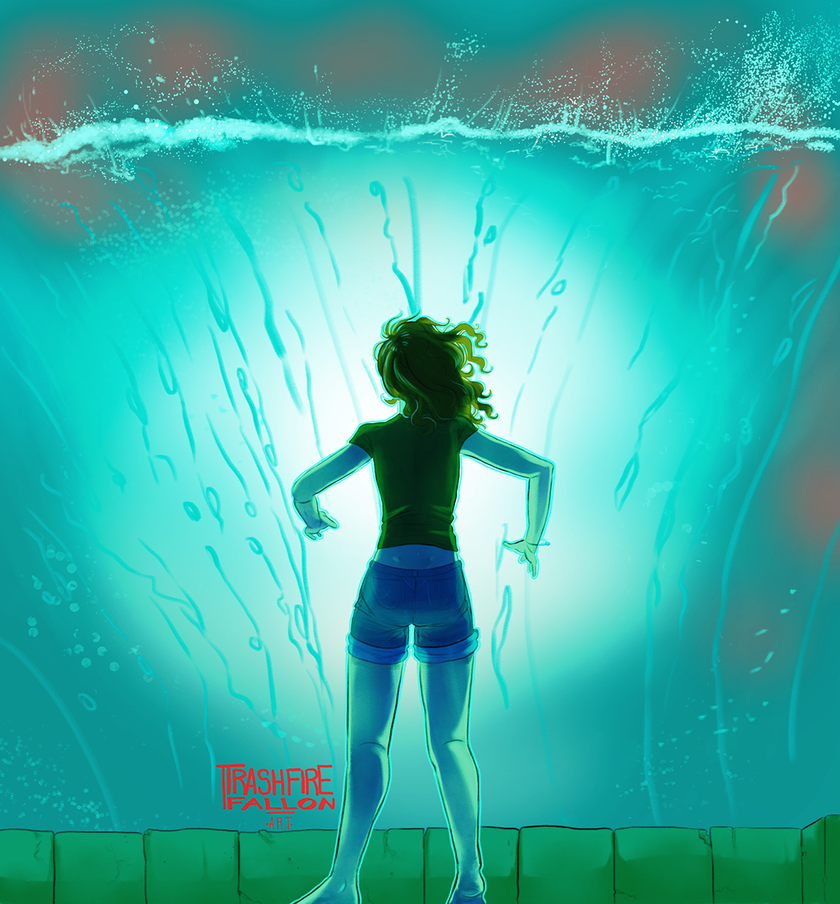 trashfirefarting:  Inktober OC prompt  #2: worst fear 