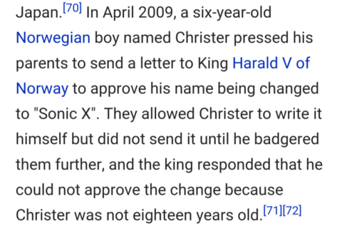 buckybarrnes:do you think christer is old enough to understand that the king of norway saved his lif