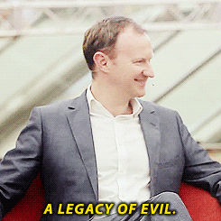 gatissed:The Legacy of Evil. He enjoys himself far too much if you ask me. ;) (Mark Gatiss in Sao Pa