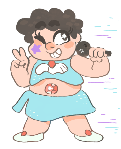 mushroomstairs:  with a special guest star appearance by…….. steven universe!!!!!!!!!! 