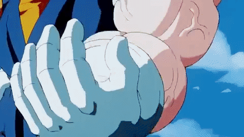 lookkinks: infinite-beef:   Thought I’d make a nice little gif set of Vegito getting big and buff. Source Video: https://www.youtube.com/watch?v=eRYRiEpge8E   This scene explains 11 of the 5 fetishes I have 😂 