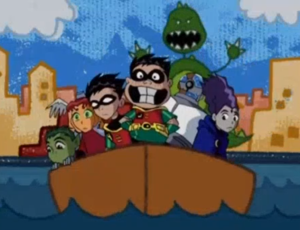 thivus: liquidstar:  liquidstar:  liquidstar: teen titans 03 was literally so fucked up because you’d have one episode that’s like “lol the teen titans got brain washed by an old lady from a pie funny moments XD” and then literally the next episode