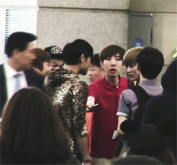 ewxiuhan:  4/? of xiuhan moments. When minseok brings the best out of lu han. When