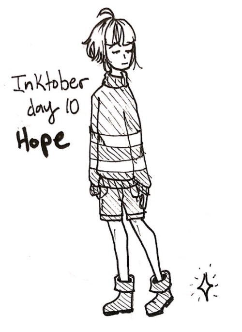 Inktober Day 10. Dont Lose Hope.