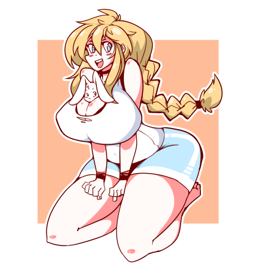 theycallhimcake:  cornfrostyart:  part of my art trade with theycallhimcake, a pic of his OC Cassie! Thought I’d put her in some lighter summer clothes. Hope you like this man!  HNNNNGH yes indeed I do, thanks a ton for the trade dude! <3