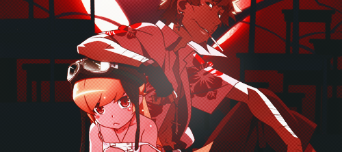 sa-tii:  Monogatari characters. 