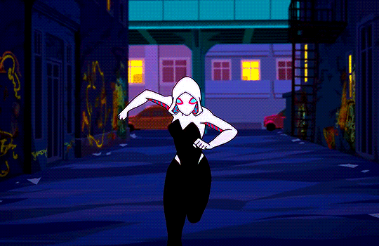 i was born the night she found me — Gwen Stacy as Ghost-Spider in MARVEL  RISING
